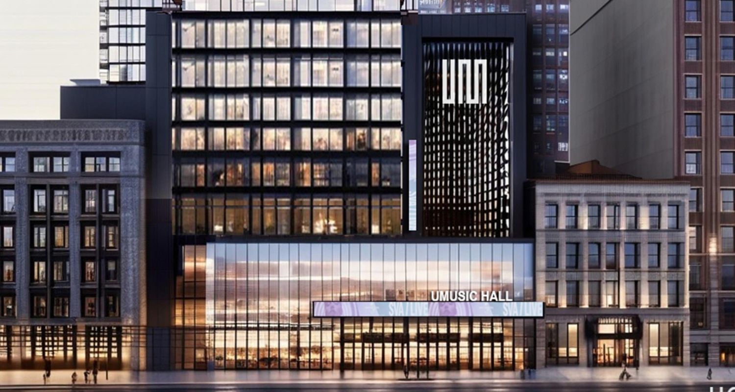 Rendering of the 1,800-seat immersive music and entertainment venue